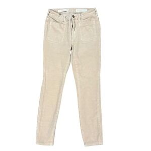 Pilcro and the Letterpress Anthropologie High Rise Skinny Corduroy Pants sz 27